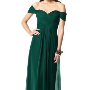 Nordstrom 'Dessy Collection' Ruched Chiffon Gown